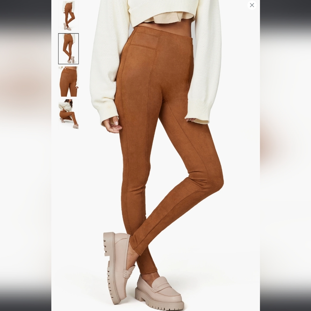 Spanx Faux Suede Leggings